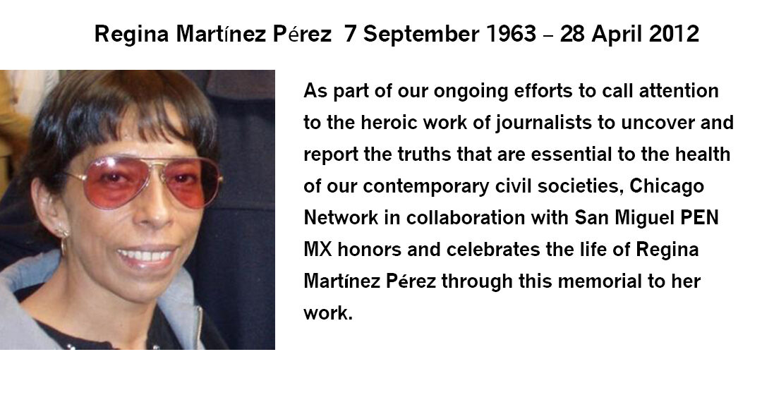 Memorial For Regina Martínez Pérez